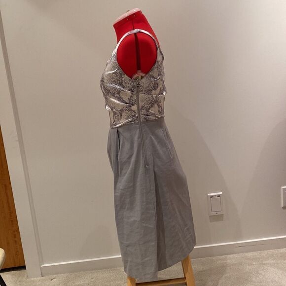 Elie Tahari silk and Linen dress - Picture 3 of 7